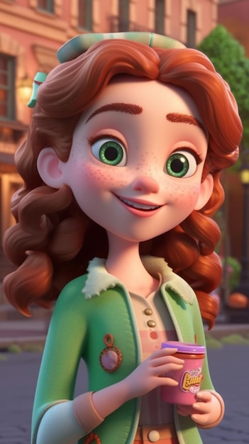 Un personaggio del film principesse disney.