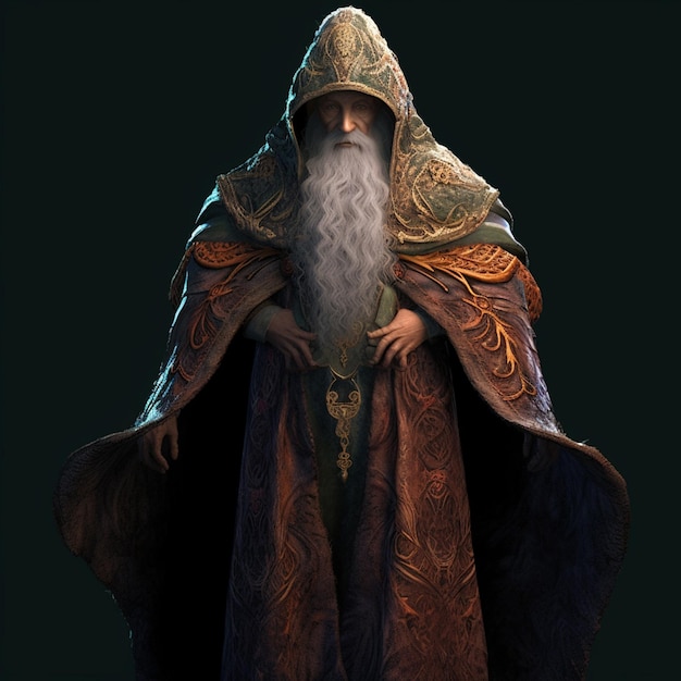 Un personaggio del gioco la leggenda della barba bianca