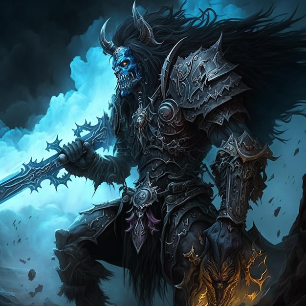 Un personaggio del gioco warcraft