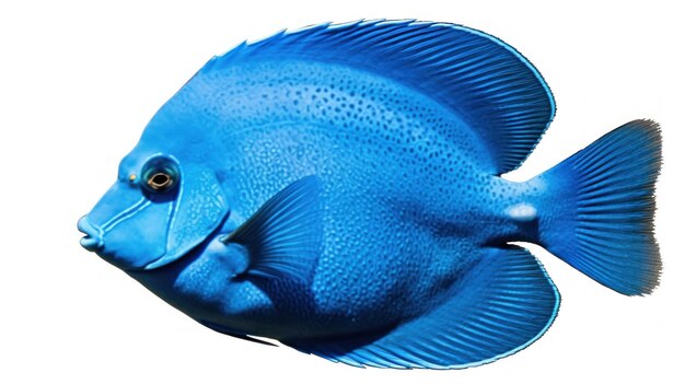 un pesce che è blu