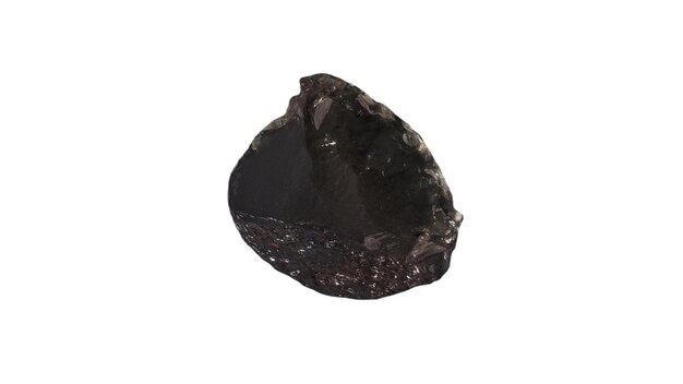 Un pezzo di roccia nera della Black Rock Company.