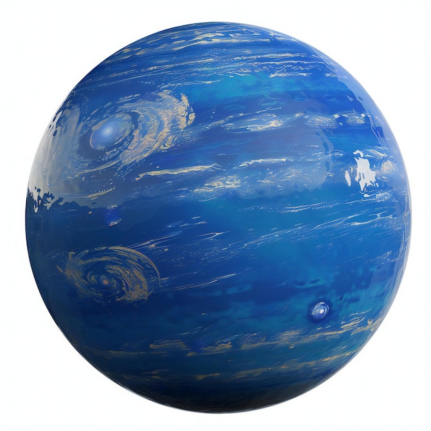 un pianeta con un cielo blu e il pianeta su di esso
