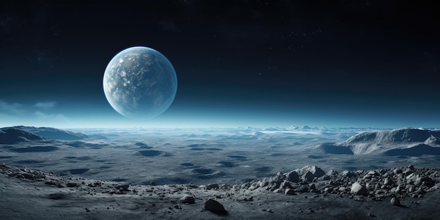 un pianeta sulla luna