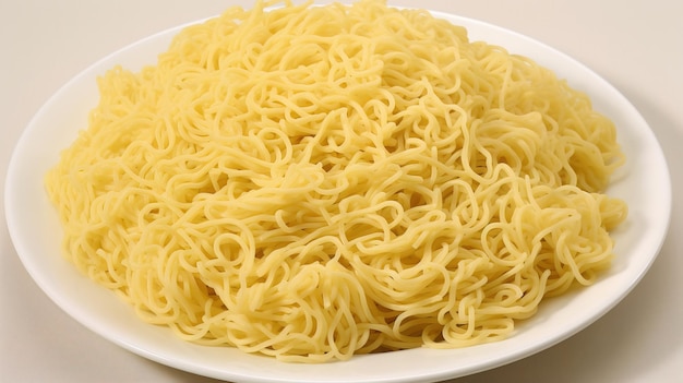 un piatto di spaghetti con dei tagliatelle