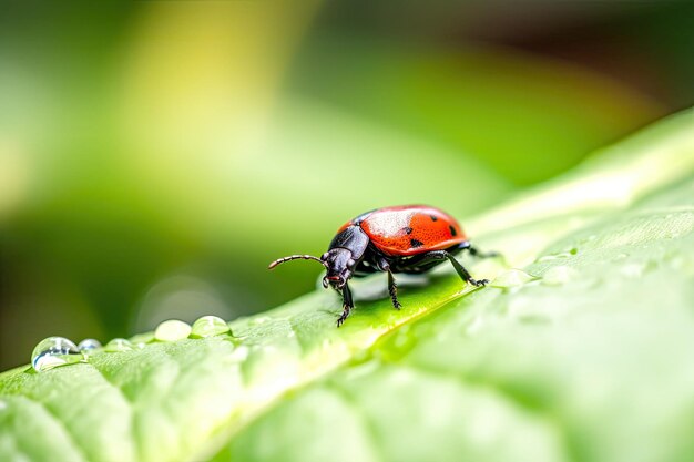 Un piccolo insetto in giardino Tailandia Generative AI