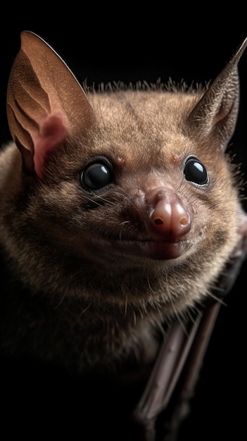 Un pipistrello con un grosso naso