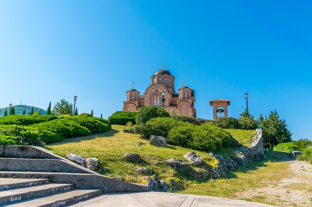 Un pittoresco tempio ortodosso di Trebinje. Bosnia Erzegovina.