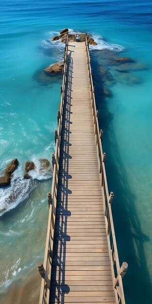 un ponte fatto di legno