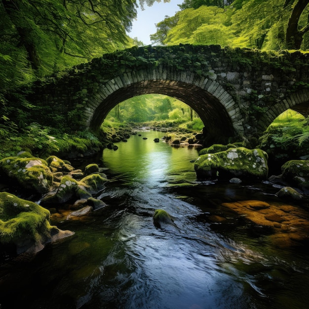 Un ponte su un fiume