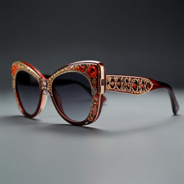 Un post di design di modelli di occhiali da sole di lusso per i social media