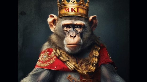 Un poster che dice "Monkey Kingon it"