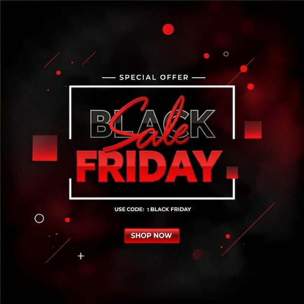 un poster nero che dice Back Friday su di esso
