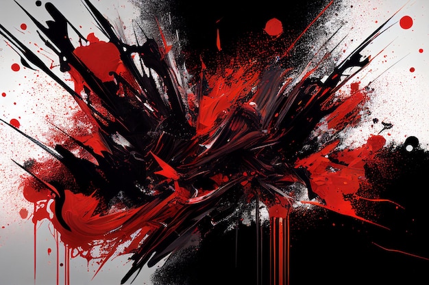 Un poster nero e rosso con sopra la parola batman