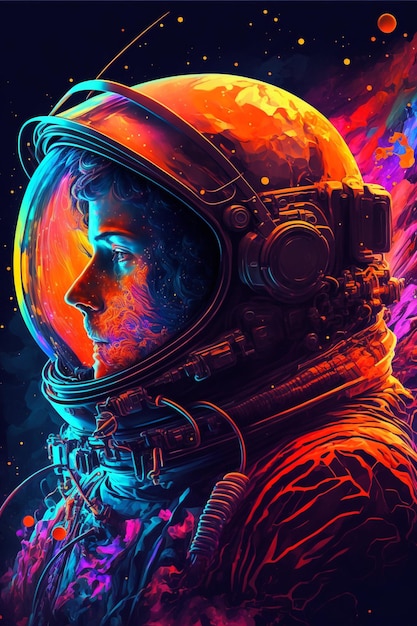 Un poster per il film astronauta.