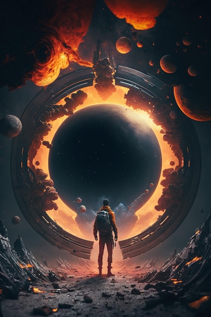 Un poster per il film astronauta