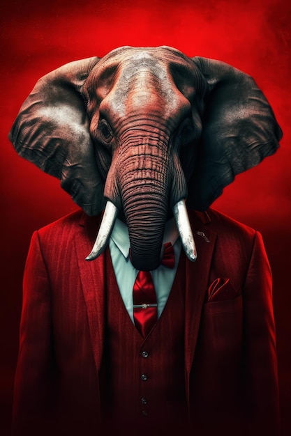 Un poster per il film elefante sulla copertina