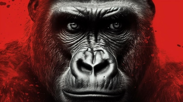 Un poster per il film gorilla