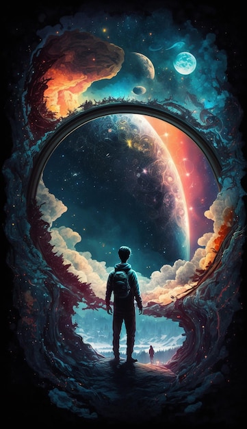 Un poster per il film l'universo.