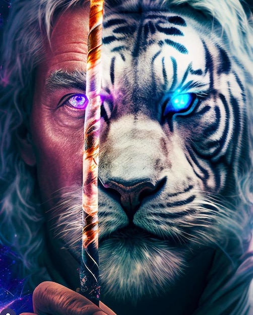 Un poster per il film Tiger King.