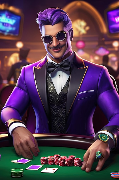 un poster per il gioco chiamato il gioco del poker.