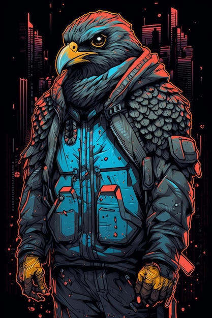 Un poster per il gioco Falcon.