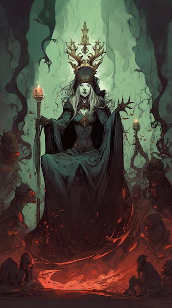 Un poster per il libro The Witcher.