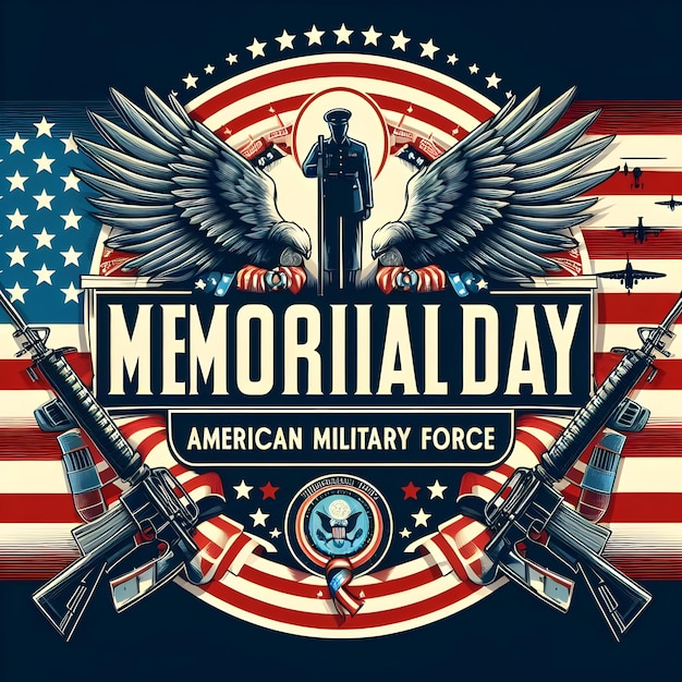 un poster per il Memorial Day del United States War Memorial