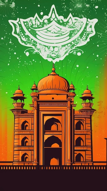 Un poster per il Taj Mahal