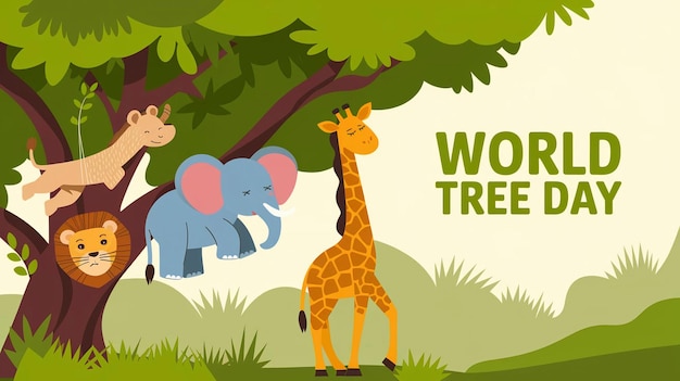 un poster per l'albero migliore del mondo