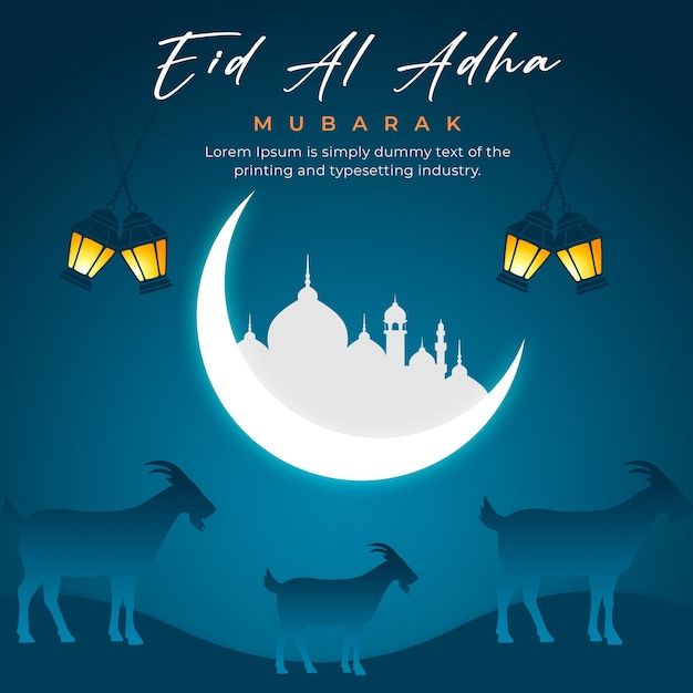 un poster per l'Eid ul Adha