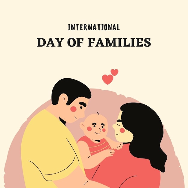 un poster per la Giornata Internazionale delle Famiglie