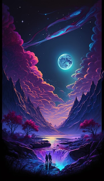 Un poster per la luna nuova.