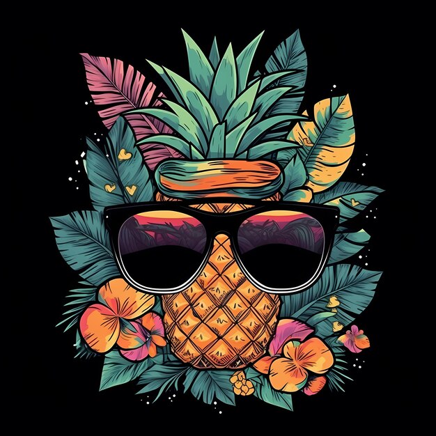 Un poster per la nuova festa dei frutti tropicali