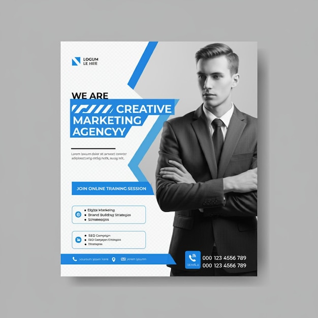 un poster per la pubblicità di una società chiamata We Are Marketing