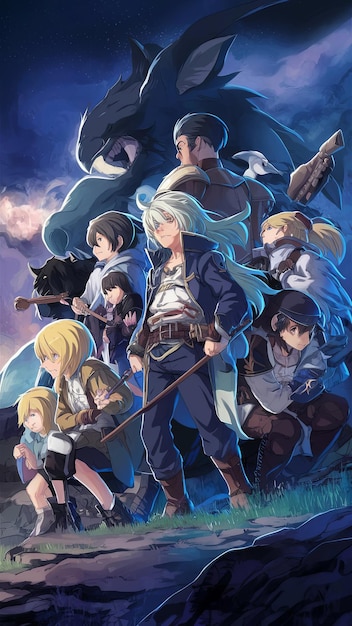 un poster per la serie anime chiamata l'anime