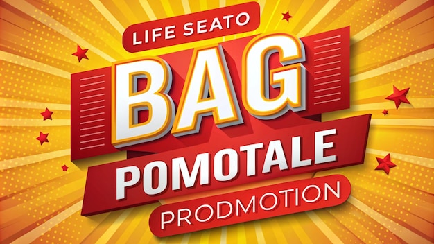 un poster per le borse ciclate della vita che dicono che la vita è disponibile