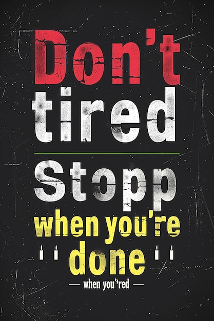 un poster per non smettere di dormire