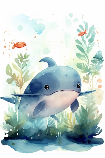 un poster per un delfino chiamato il delfino.
