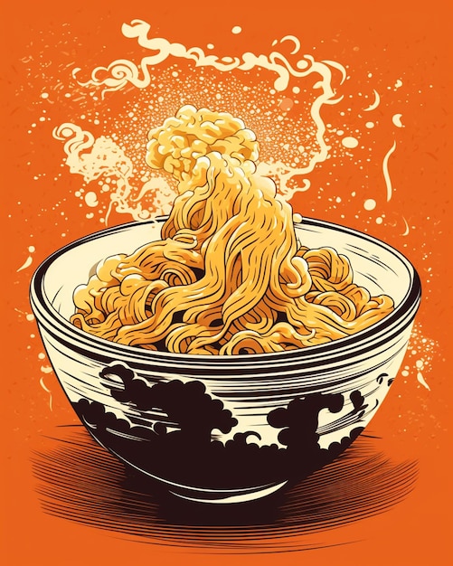 Un poster per un film chiamato ramen