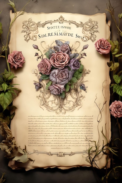 un poster per un matrimonio tradizionale chiamato folk folk tradizionale