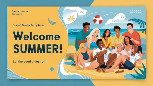 un poster per una famiglia che dice benvenuto