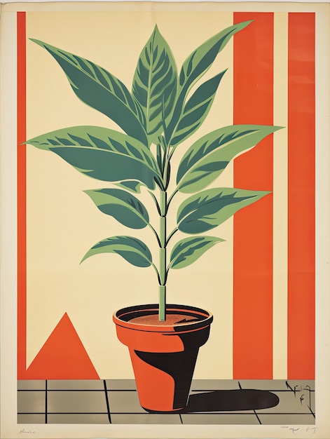 Un poster per una pianta chiamata casa in the's.
