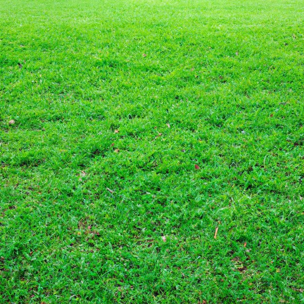 Un prato verde con qualche fogliolina