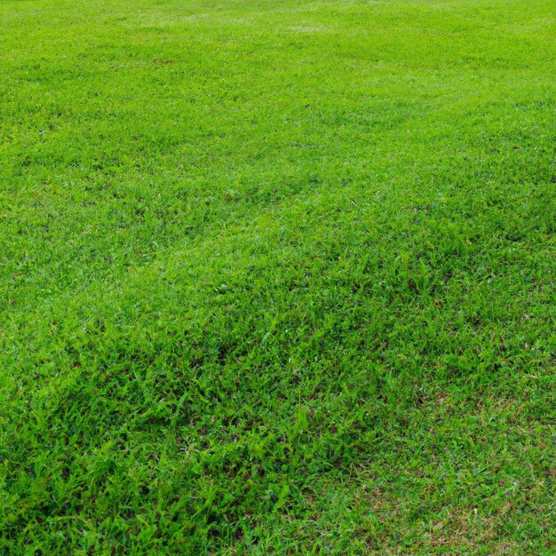 Un prato verde con un cartello bianco che dice "erba verde"