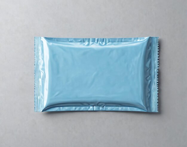 un preservativo blu