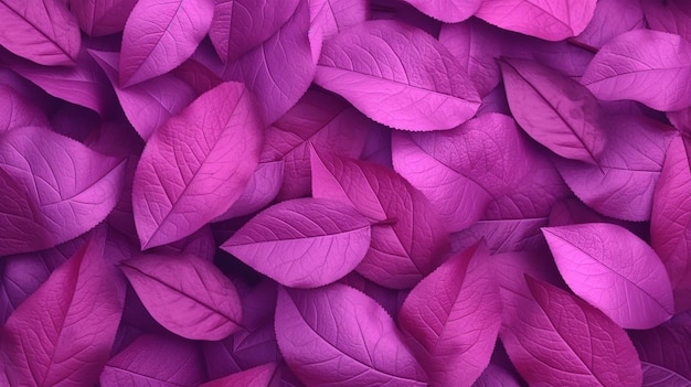 Un primo piano di foglie viola che si trovano su un tavolo