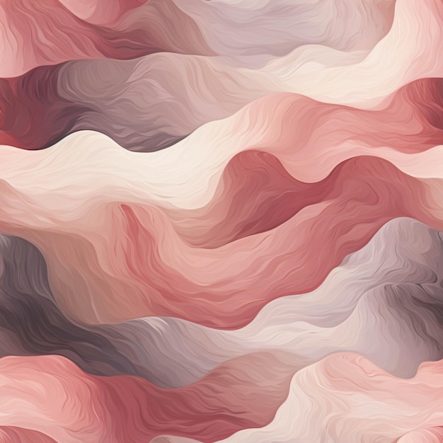 Un primo piano di un dipinto astratto molto colorato di un'onda che genera intelligenza artificiale