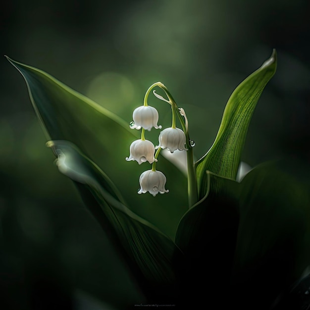 Un primo piano di un fiore bianco con la luce che brilla su di esso.