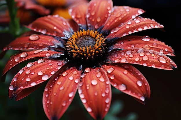 un primo piano di un fiore