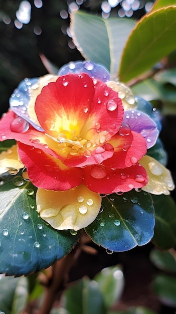 Un primo piano di un fiore